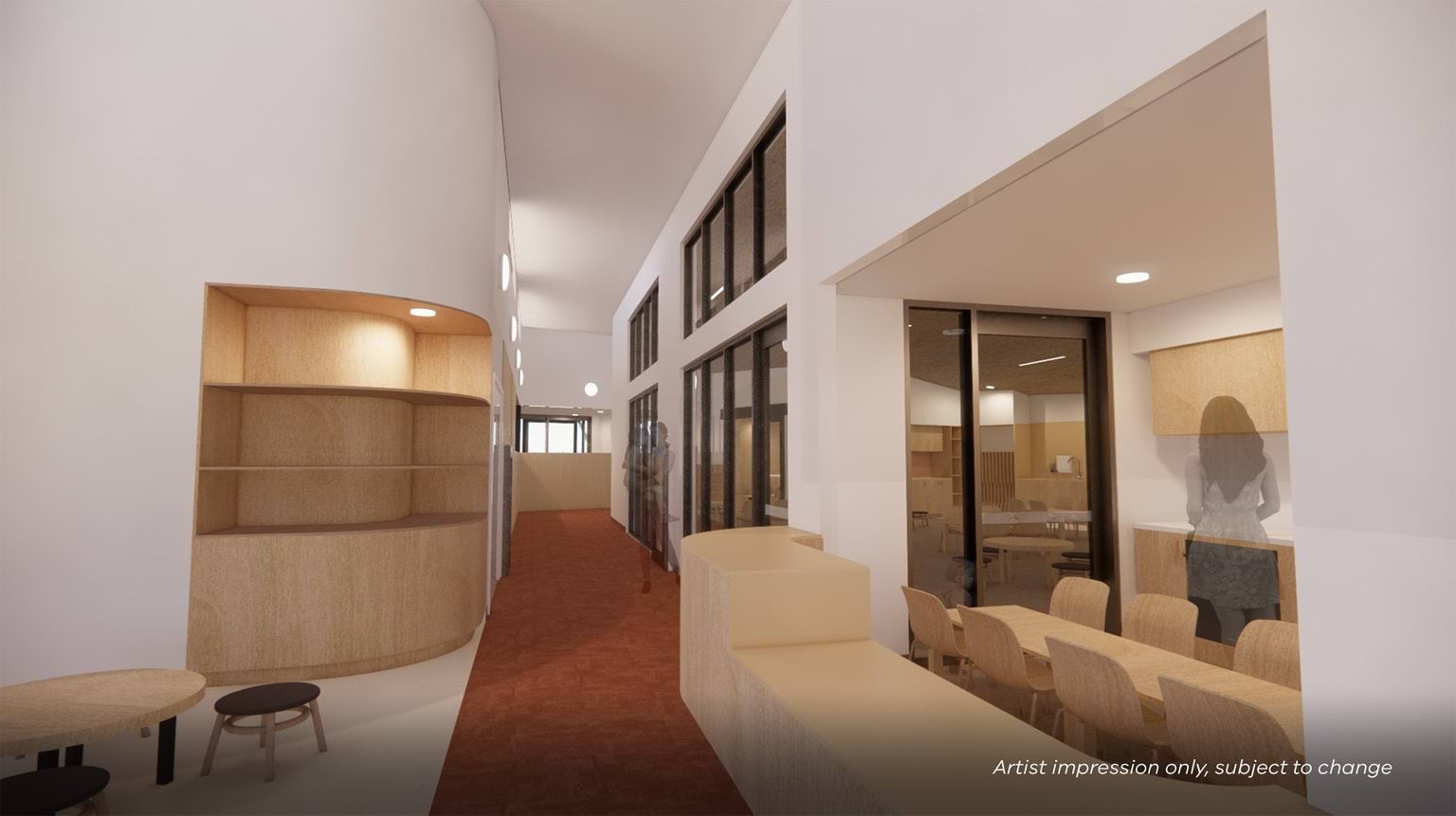 Showing a graphic of Murrum ELCC Render Internal 2